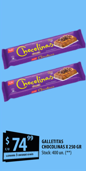 Punto Mayorista Galletitas Chocolinas x 250 gr oferta