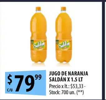 Punto Mayorista Jugo De Naranja Saldán x 1.5lt oferta