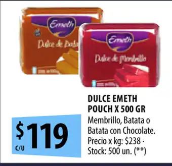 Punto Mayorista Dulce Emeth Pouch x 500 gr oferta