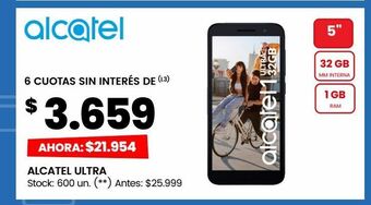 Changomas Alcatel ultra oferta