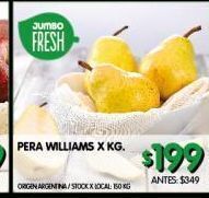 Jumbo Pera williams x kg oferta