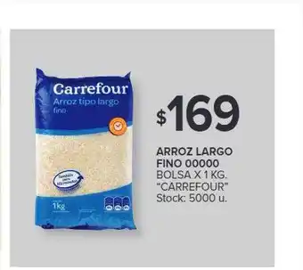 Carrefour Arroz largo fino 00000 carrefour oferta
