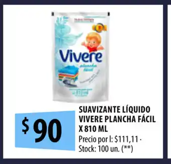 Punto Mayorista Suavizante Líquido Vivere Plancha Fácil x 810 ml oferta