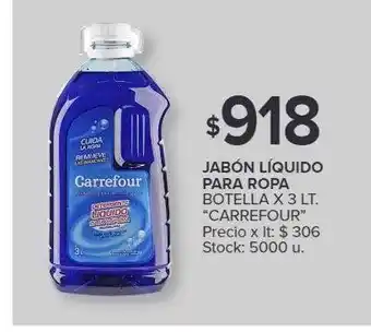 Carrefour Jabón líquido para ropa carrefour oferta
