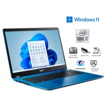 Musimundo Notebook acer aspire 3 a315-56-3812 intel core i3 oferta
