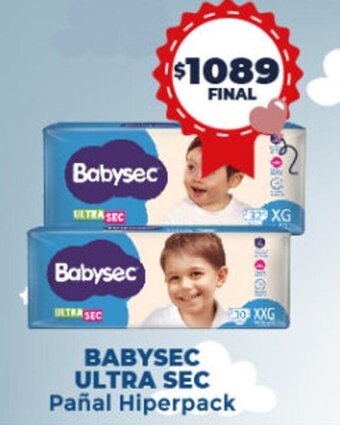 Supermayorista Vital Babysec Ultra Sec Pañal Hiperpack oferta