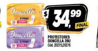 Supermercados Yaguar Doncella Protectores 20u oferta