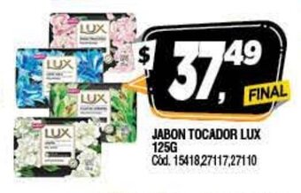 Supermercados Yaguar Jabon Tocador Lux 125g oferta