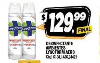 Supermercados Yaguar Lysoform Aero desinfectante Aero oferta