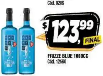 Supermercados Yaguar Frizzie Blue 1000cc oferta