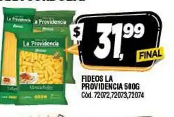 Supermercados Yaguar Fideos La Providencia 500g oferta