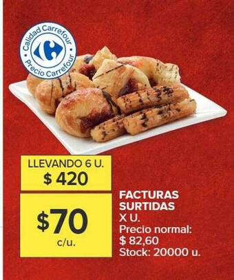 Carrefour Facturas surtidas oferta