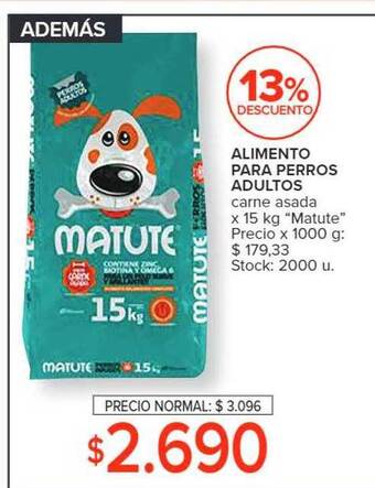 Carrefour Alimento para perros adultos oferta