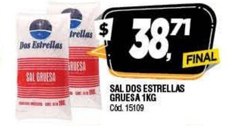 Supermercados Yaguar Sal Dos Estrellas Gruesa 1kg oferta
