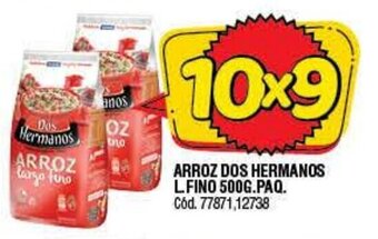 Supermercados Yaguar Arroz Dos Hermanos L.Fino 500g Paq oferta