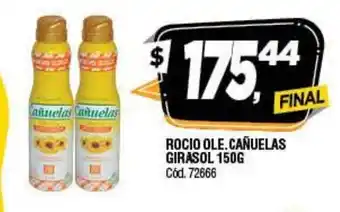 Supermercados Yaguar Rocio Ole. Cañuelas Girasol 150g oferta