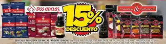 Supermercados Yaguar Especias Y Respoteria Dos Anclas/Aromas Y sabores oferta