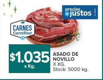 Carrefour Asado de novillo oferta