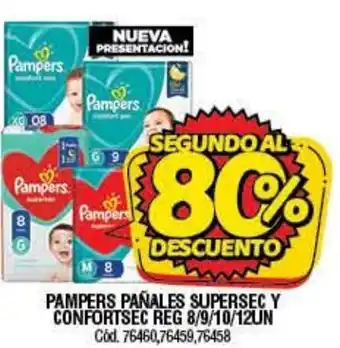 Supermercados Yaguar Pampers Pañales Supersec y Confortsec reg oferta