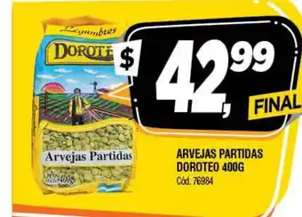 Supermercados Yaguar Arvejas Partidas Doroteo 400g oferta