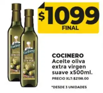 Supermayorista Vital Cocinero Aceite Oliva Extra Virgen Suave 500ml oferta