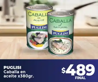 Supermayorista Vital Puglisi Caballa en Aceite 380gr oferta