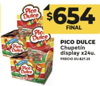 Supermayorista Vital Pico Dulce Chupetin oferta