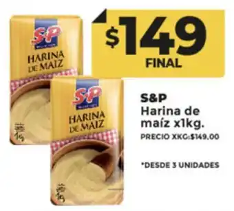 Supermayorista Vital S&P Harina de Maíz 1kg oferta