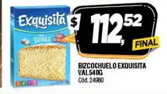 Supermercados Yaguar Bizcochuelo Exquisita vai. 540g oferta