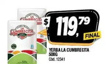 Supermercados Yaguar Yerba La Cumbrecita 500g oferta
