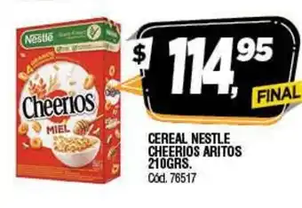 Supermercados Yaguar Cereal Nestle Cheerios Aritos 210grs oferta