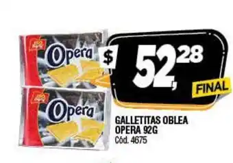 Supermercados Yaguar Galletitas Oblea Opera 92 g oferta