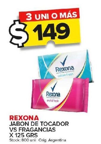 Carrefour Maxi Jabón de tocador rexona oferta