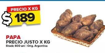 Carrefour Maxi Papas oferta