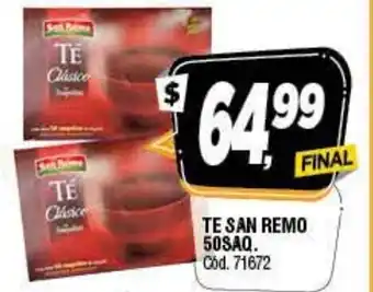 Supermercados Yaguar Te San Remo 50saq oferta