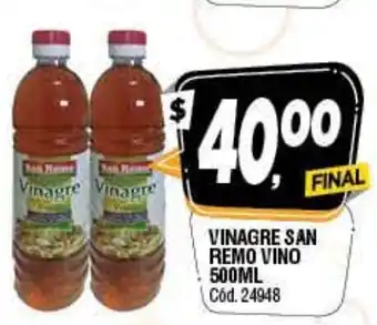 Supermercados Yaguar Vinagre San Remo Vino 500ml oferta