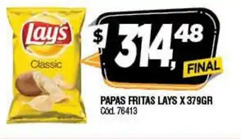Supermercados Yaguar Lays Papas Fritas x 379gr oferta