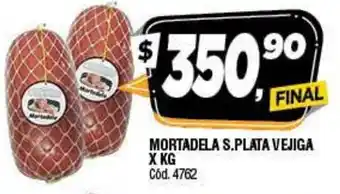 Supermercados Yaguar Mortadela S. Plata Vejiga oferta