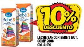 Supermercados Yaguar Leche Sancor Bebe 3 Nut Comp 200c oferta