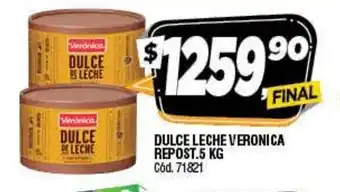 Supermercados Yaguar Dulce Leche Veronica Repost 5kg oferta