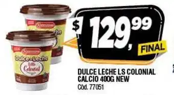 Supermercados Yaguar Dulce Leche Ls Colonial Calcio 400g New oferta