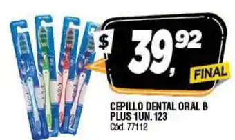 Supermercados Yaguar Cepillo Dental Oral B Plus 1un 123 oferta