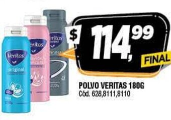Supermercados Yaguar Polvo Veritas 180g oferta