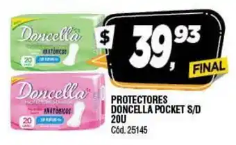 Supermercados Yaguar Doncella Protectores Pocket S/D 20u oferta