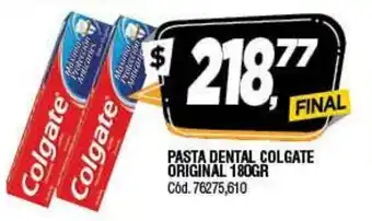 Supermercados Yaguar Colgate Pasta Dental Original 180gr oferta