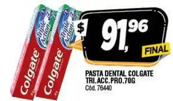 Supermercados Yaguar Colgate Pasta Dental Tri. Acc.Pro.70c oferta