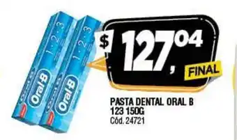 Supermercados Yaguar Oral B Pasta Dental 123 150g oferta