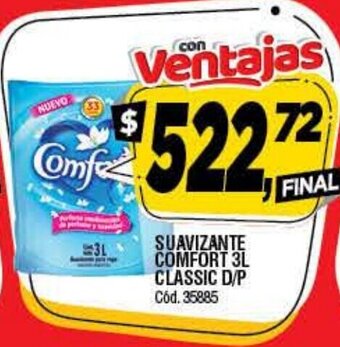 Supermercados Yaguar Comfort Suavizante 3L Classic D/P oferta