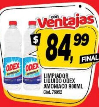 Supermercados Yaguar Odex Limpiador Liquido Amoniaco 900ml oferta