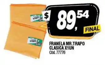 Supermercados Yaguar Franela Mr,Trapo Clasica x 1un oferta